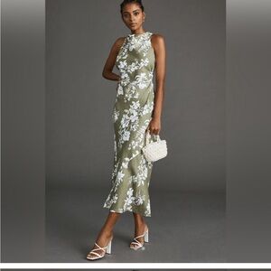 REFORMATION Casette Floral Print Linen Maxi Dress - Willow
